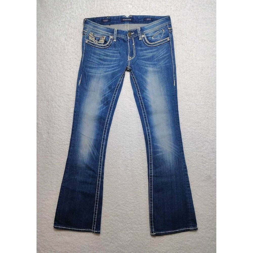 Vigoss The Dublin Slim Boot Women's Size 30x33 Distressed